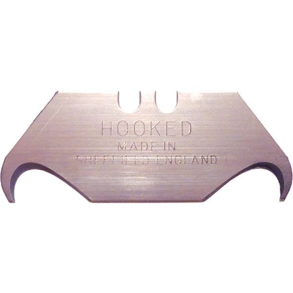 Roofers Deep Hook Knife Blade, 10PK